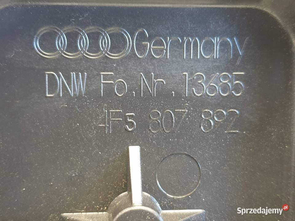 Audi A6 C6 ŚLIZG TYLNEGO ZDERZAKA prawy tył ORYG Rudka