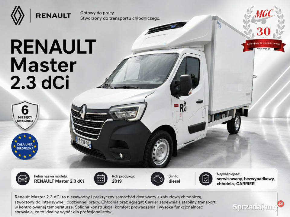 Renault Master CHŁODNIA KONTENER IZOTERMA Łaziska Górne