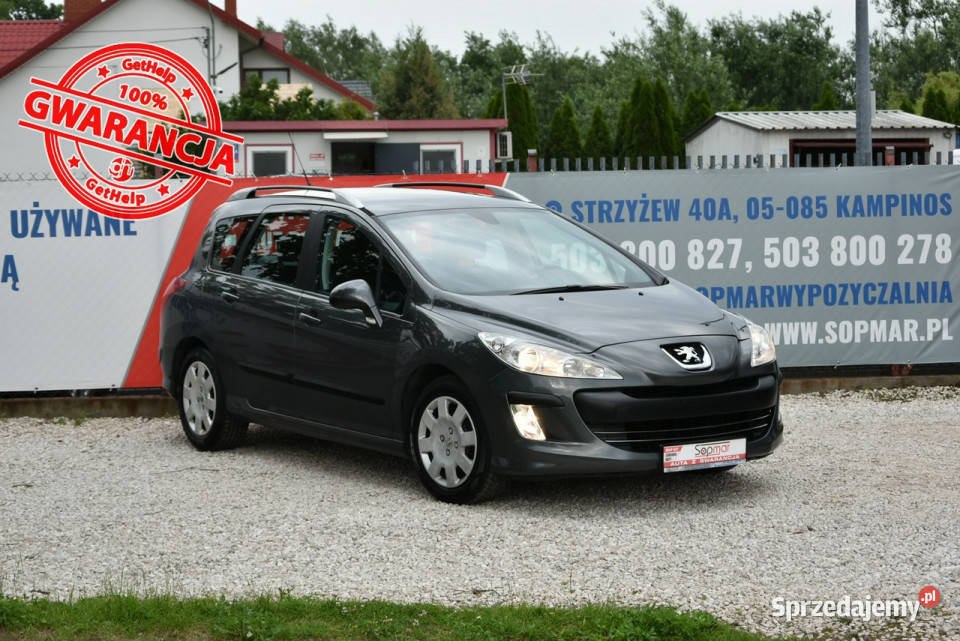 Peugeot 308 SW SW 16HDi 90 2010r Klima Czujniki Kampinos