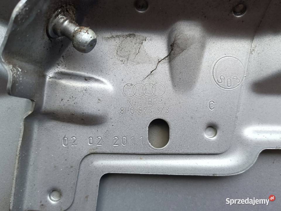 AUDI A3 8P0 LIFT MASKA POKRYWA SILNIKA 8P0823373 Przemęt