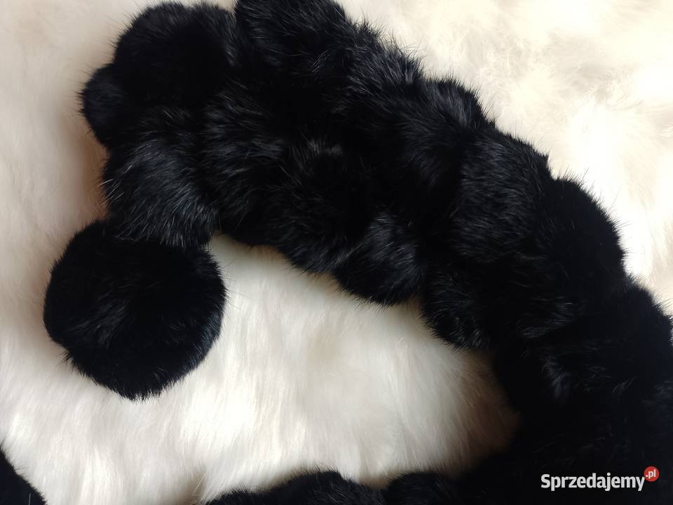 Futrzany szal futerko z Londynu Etola futro Kraków