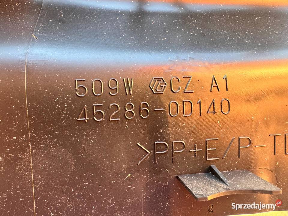 Yaris III 20112020 osłona mechanizmu Brzesko