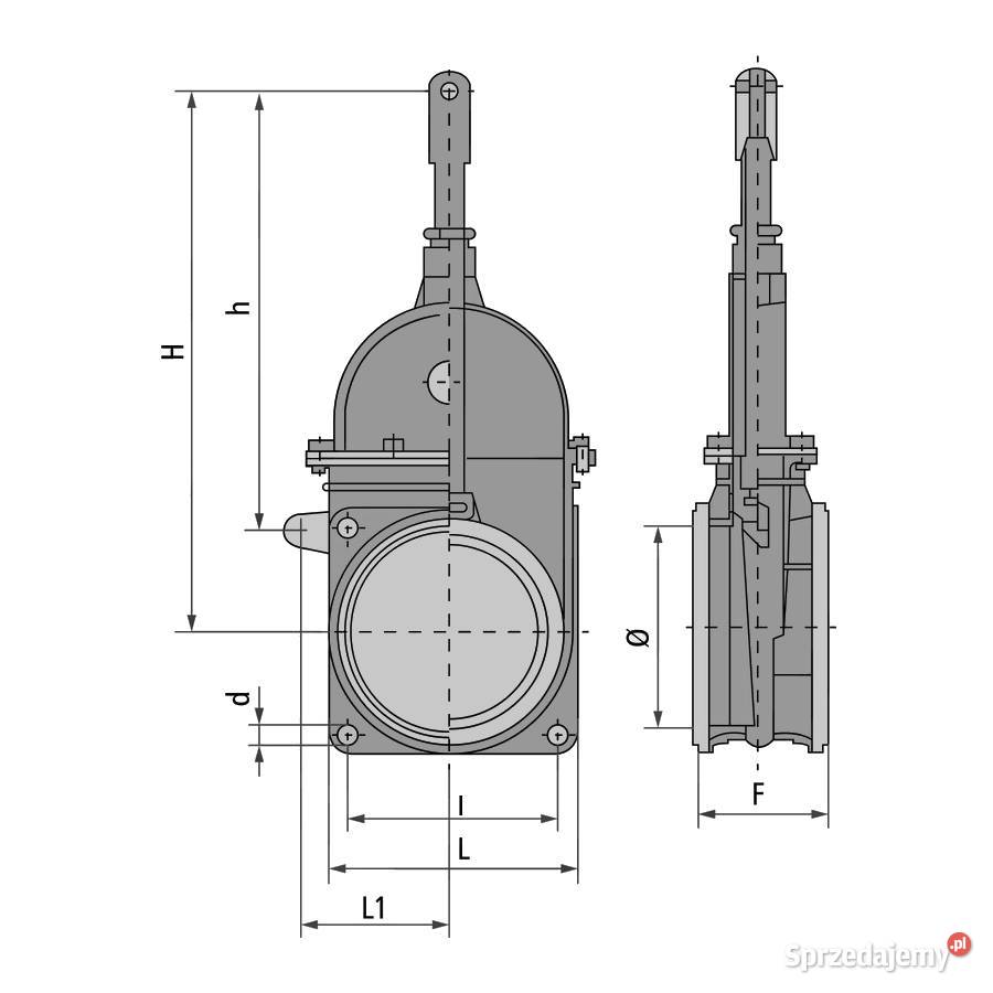 ZASUWA MOSIĘŻNA MZECO 6 Beczkowóz Asenizacyjny kujawsko-pomorskie Solec Kujawski