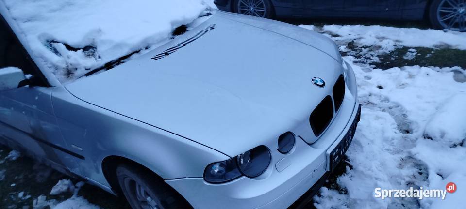Bmw e46 compakt maska przód oryginał IDEALNA