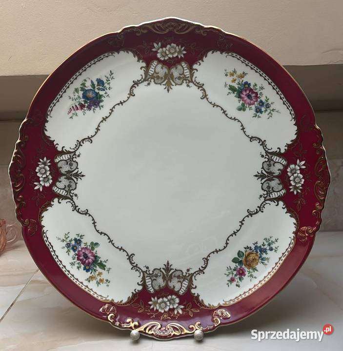 Wielka Patera Koningl pn Tettau Import Znana pomorskie Gdańsk