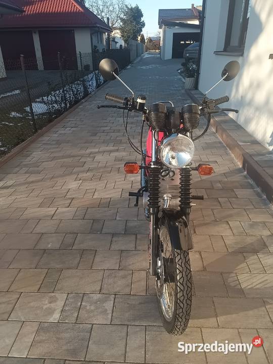 Nowa MZ ETZ 150 czerwona odbudowana Zduńska Wola sprzedam