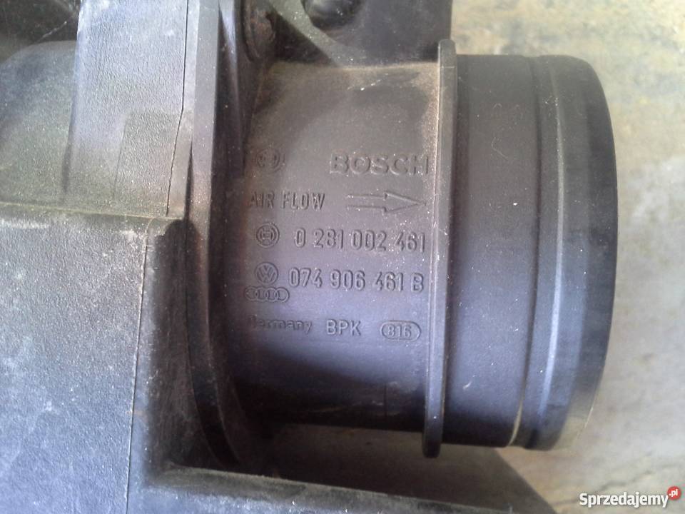VW T5 25 TDI przepływomierz Turka