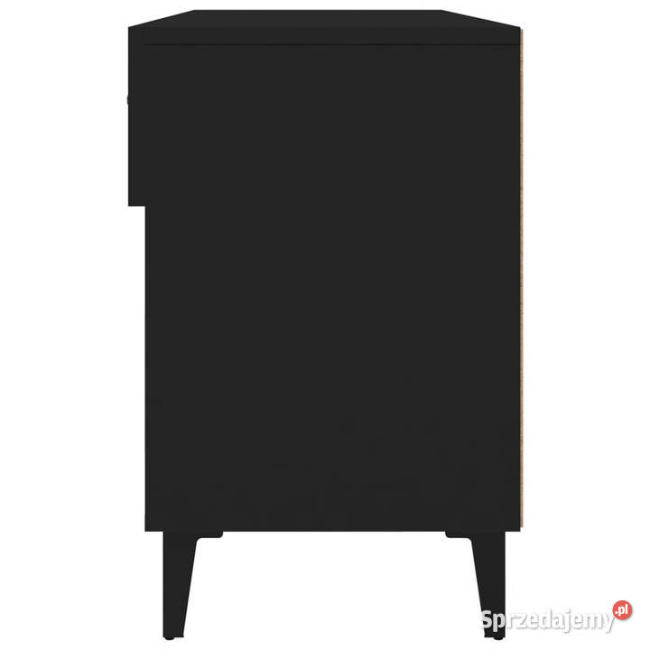 Szafka na buty czarna 102x35x55 materiał Na buty Warszawa