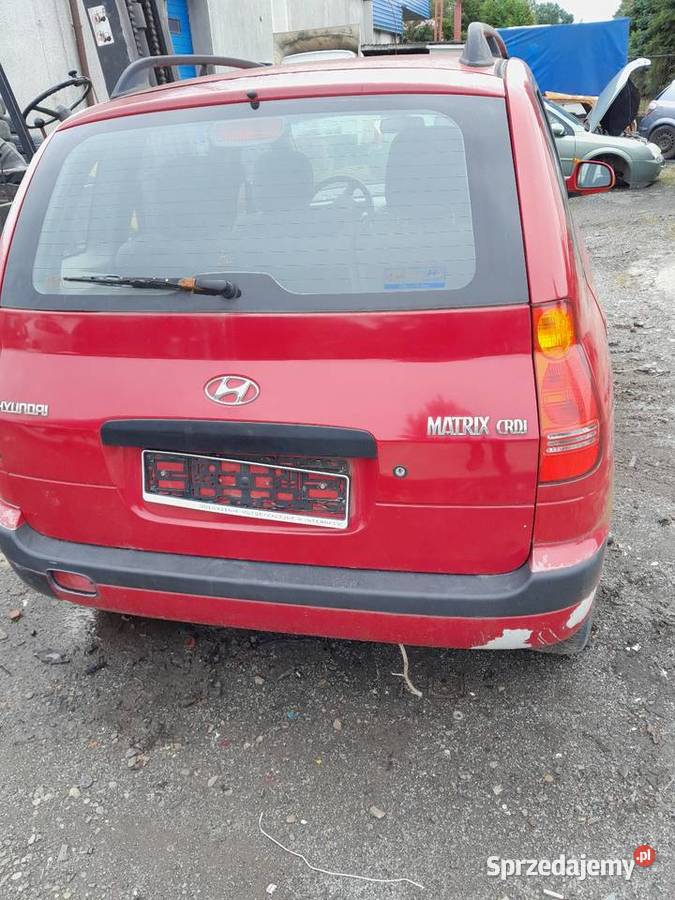 Hyunday Matrix diesel CZĘŚCI klapa Koniusza