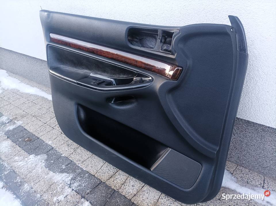 Boczek drzwi lewy przód kierowcy drewno skóra Radom