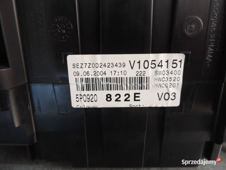 LICZNIK ZEGARY SEAT ALTEA TOLEDO III 20 TDI Nowy Sącz