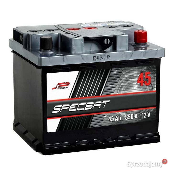 Akumulator SPECBAT 45Ah 350A EN PRAWY PLUS Układ elektryczny Chełm