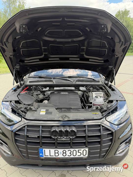 Audi Q5 40 TDI Quattro Advanced Salon ASO Czarny mazowieckie Warszawa