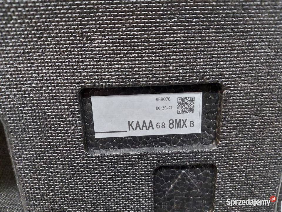 Mazda CX60 2023r wkład styropian bagażnika tył osobowe