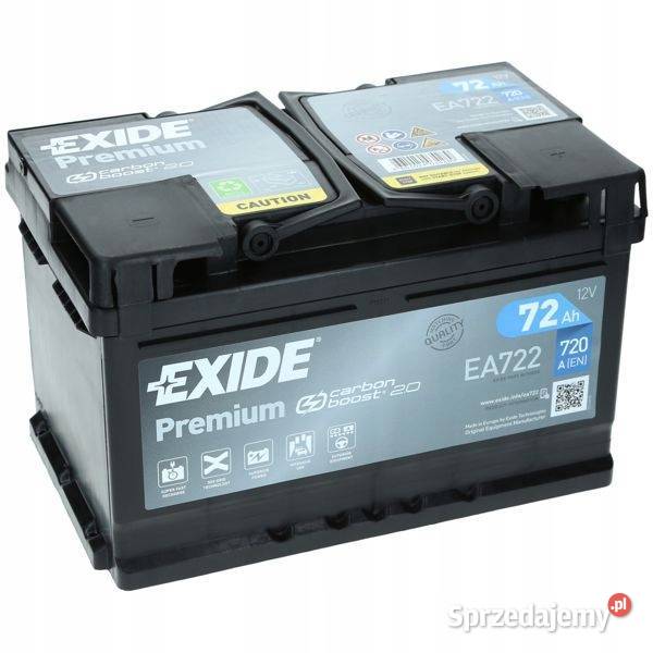 Akumulator Exide Premium 12V 72Ah 720A L3B P osobowe Motoryzacja dolnośląskie Jelcz-Laskowice