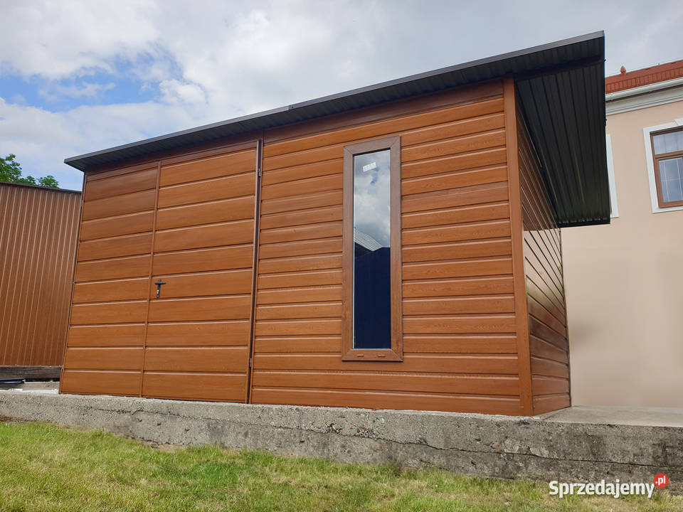 Domek ogrodowy schowek budowlany blaszany domek wielkopolskie Kalisz sprzedam