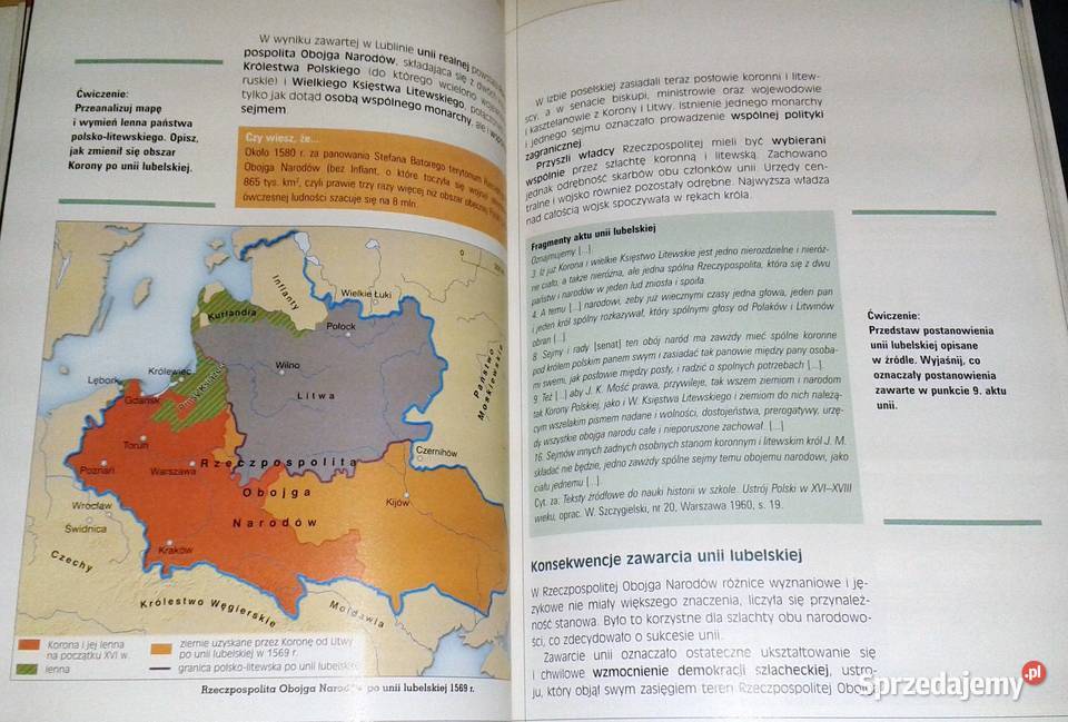 Historia 2 Podręcznik gimnazjum Janusz Ustrzycki miękka Chełm