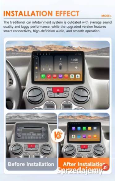 Radio Android 13 Fiat Panda 20032012 gps wifii Ożarowice
