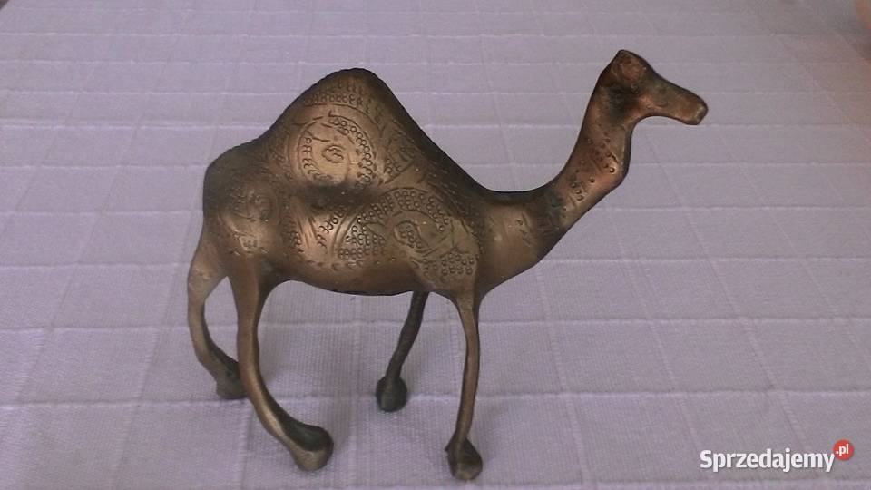 Taca metalowa Dzwonek stojąc szklany mosiężny i Antyki mazowieckie