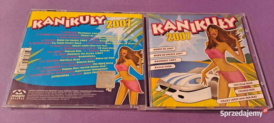 Kanikuły 2007 CD Poland Top One Zero ExDance małopolskie