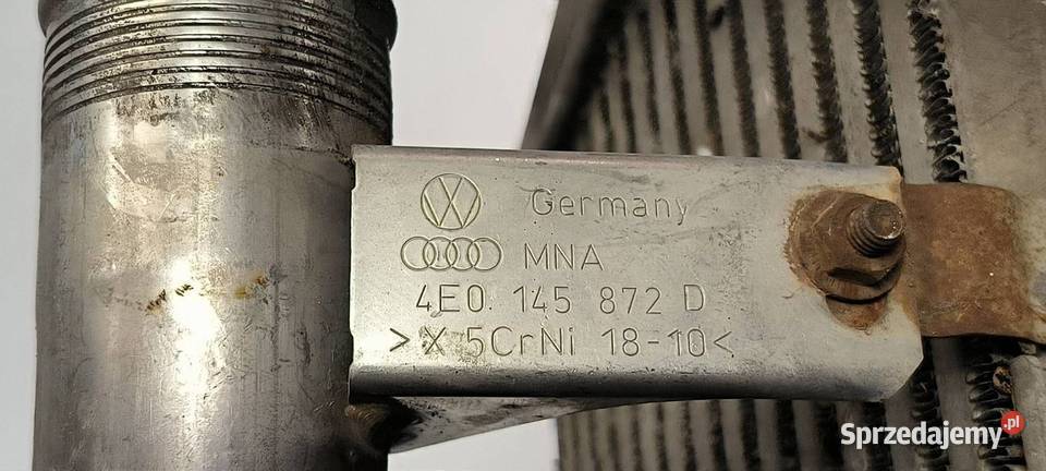 INTERCOOLER AUDI A8 D3 4E0145872D Lipno