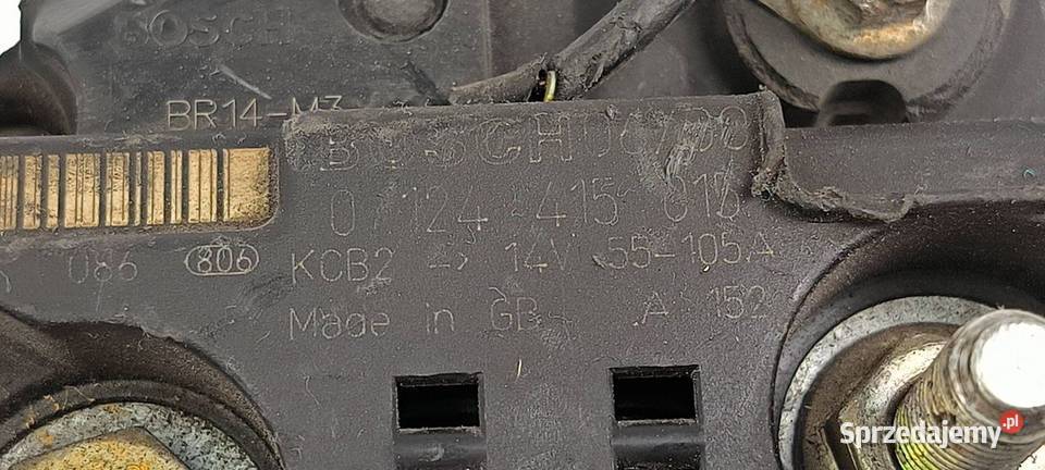 ALTERNATOR ALFA ROMEO 156 0124415015 osobowe kujawsko-pomorskie Lipno