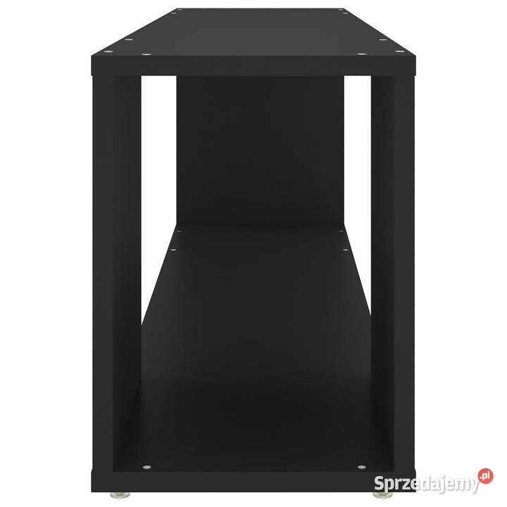 Szafka pod TV czarna 100x24x32 materiał