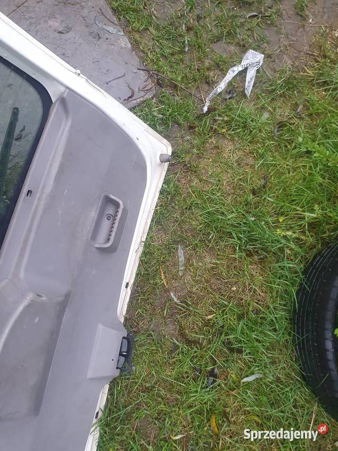 Klapa tylna tył szyba Fiat Panda II 03 biała Rok produkcji 2003 Kraków