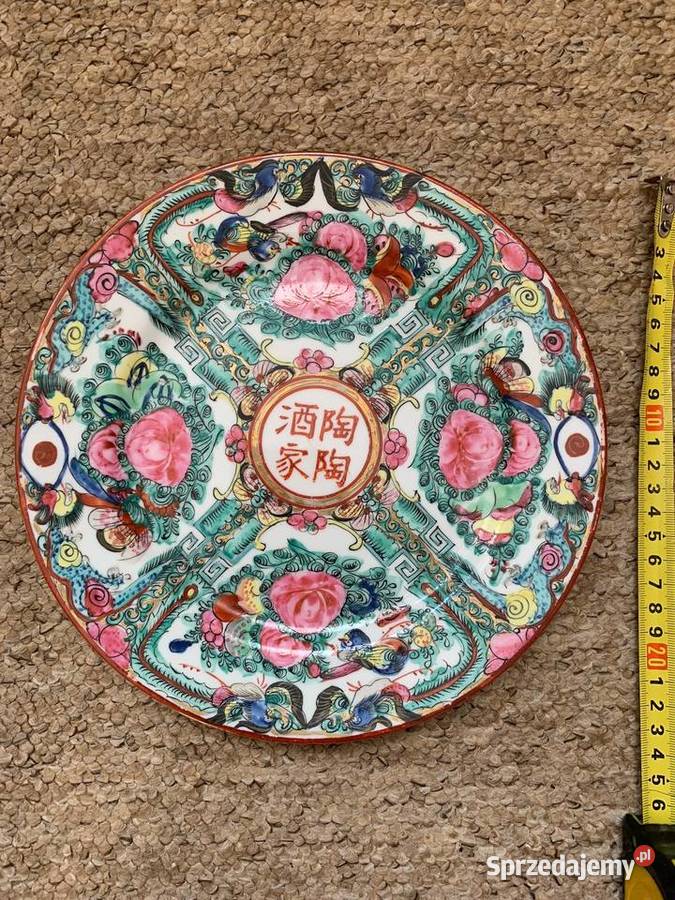 Talerz z chińskiej porcelany Pleszew sprzedam