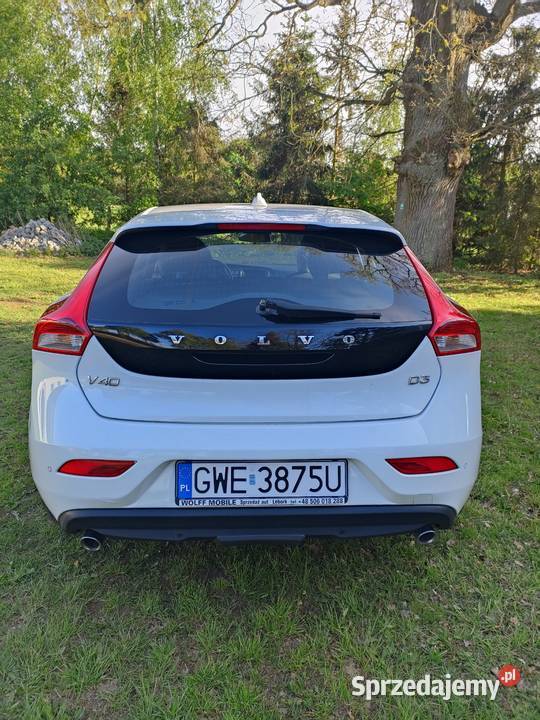 Volvo v 40 20d 150koni 2015r nieuszkodzony Kościerzyna sprzedam