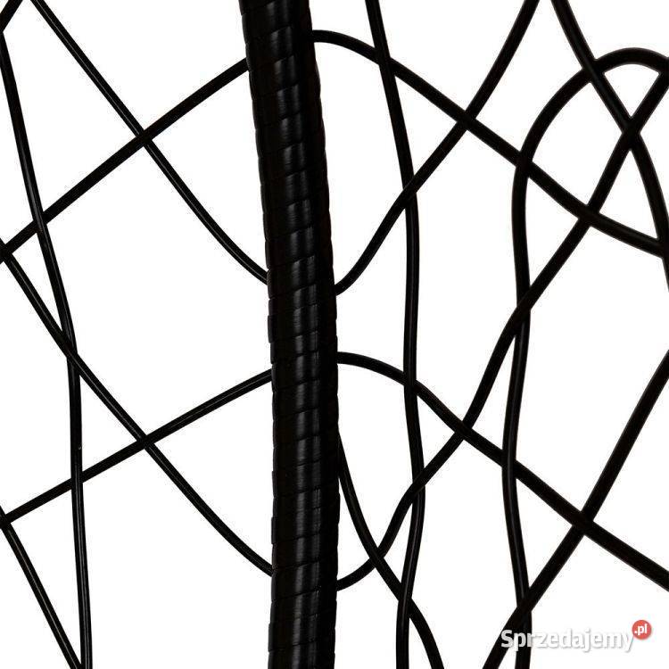 Wiszący kosz huśtawka ogrodowa kokon czarny Bielsk Podlaski