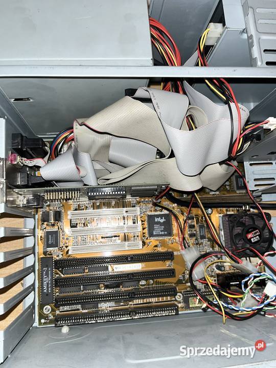 Zabytkowy komputer PC AT Pentium 166MHz Brzana sprzedam