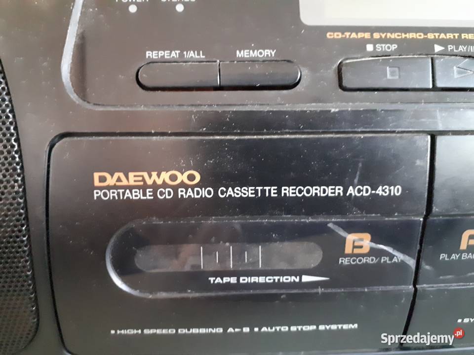 Radiomagnetofon Daewoo Piaseczno