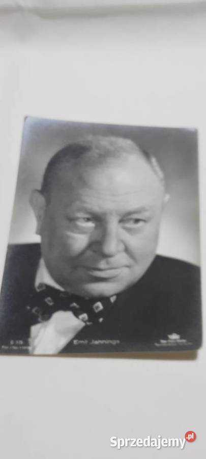 pocztówka z aktorem Emil Jannings mazowieckie