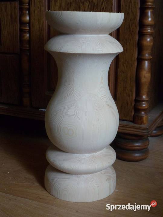 Noga toczona z drewna nogi toczone duża średnica Mława