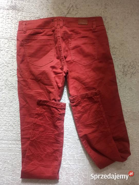 spodnie ceglaste 36 sprzedam