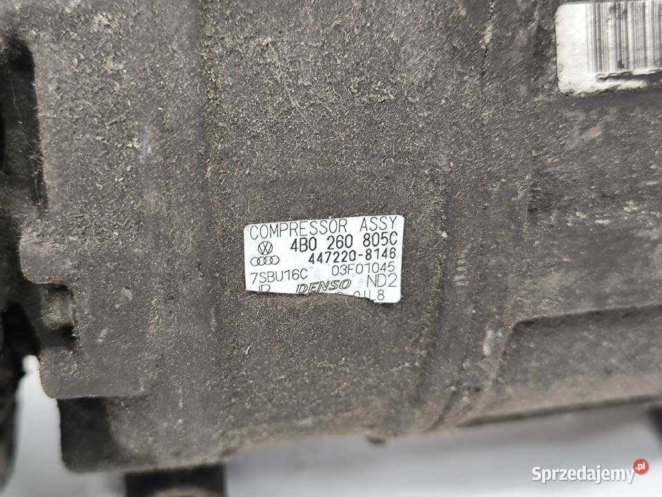 SPRĘŻARKA KOMPRESOR KLIMATYZACJI AUDI A6 C5 VW osobowe śląskie Przystajń