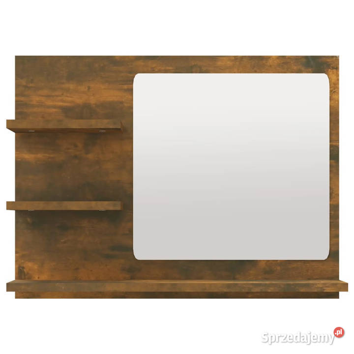 Lustro łazienkowe przydymiony dąb 60x105x45