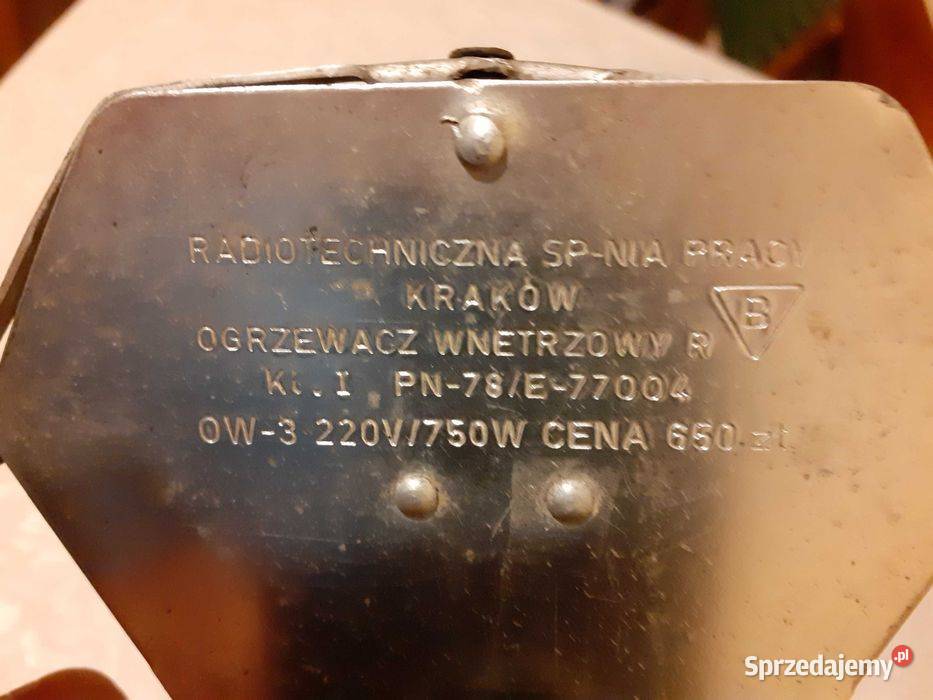 Ogrzewacz wnętrzowy R Kraków
