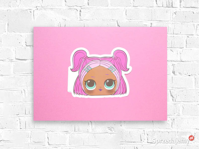lol surprise grafika na scianę różowy plakat Gdynia