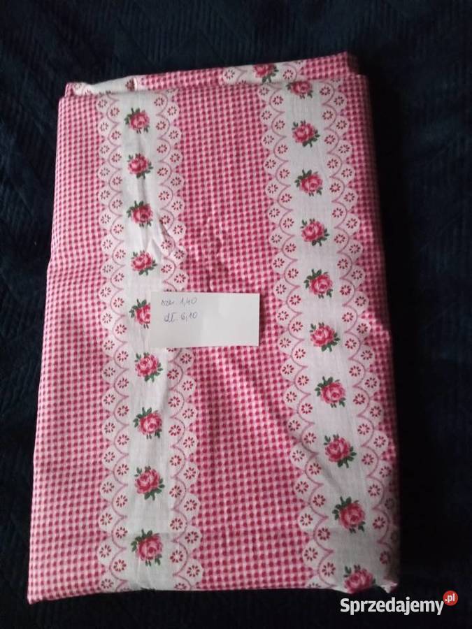 Kupon tkaniny bawełnianej do szycia PRL vintage