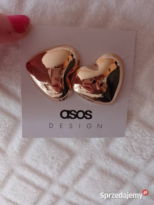 ASOS Ekskluzywne kolczyki z Londynu serca NOWE Kraków