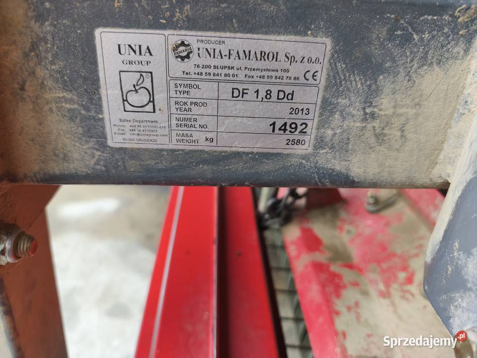 Sprzedam prasę walcową Unia 18Dd z nożami 42000 Rolujące (belujące) Ustrzyki Dolne