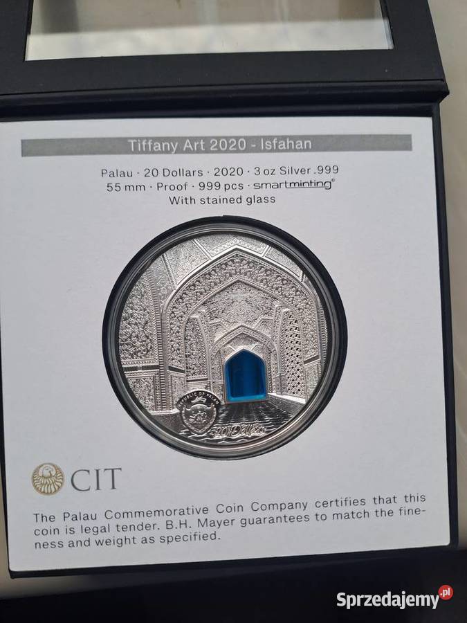 Moneta Palau 2020 20 Tiffany Art Isfahan 3 Oz Rzeszów sprzedam