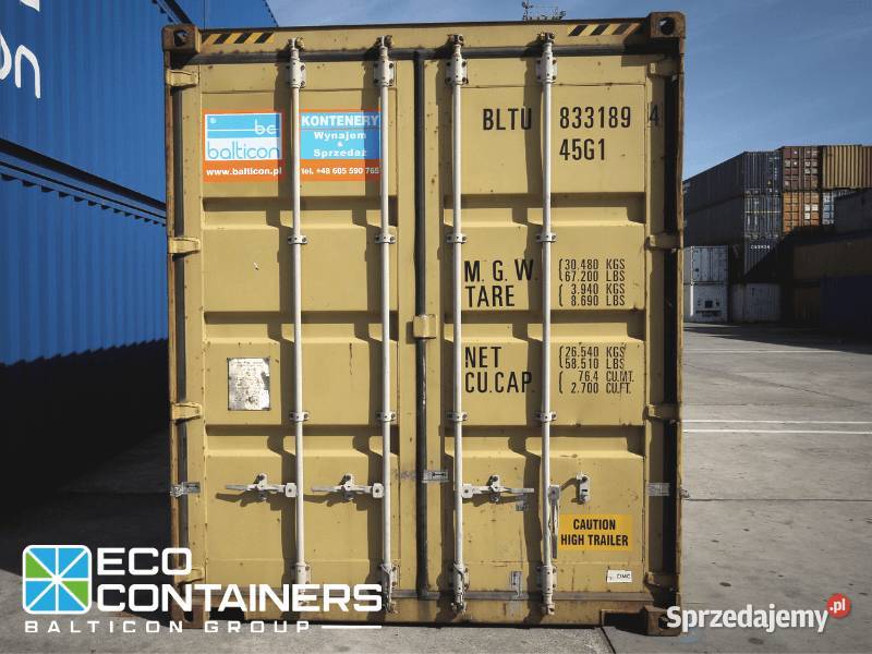 Kontener magazynowy morski 40HC podwyższany małopolskie
