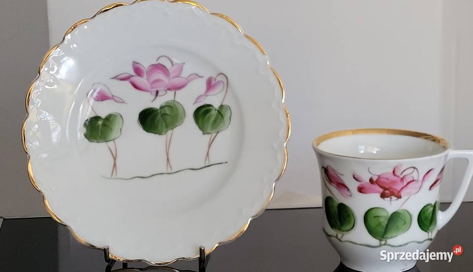 Zabytkowa śląska porcelana KPM Krister ręcznie małopolskie Kraków