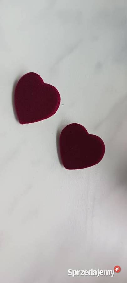 Kolczyki serca Ostrowąs