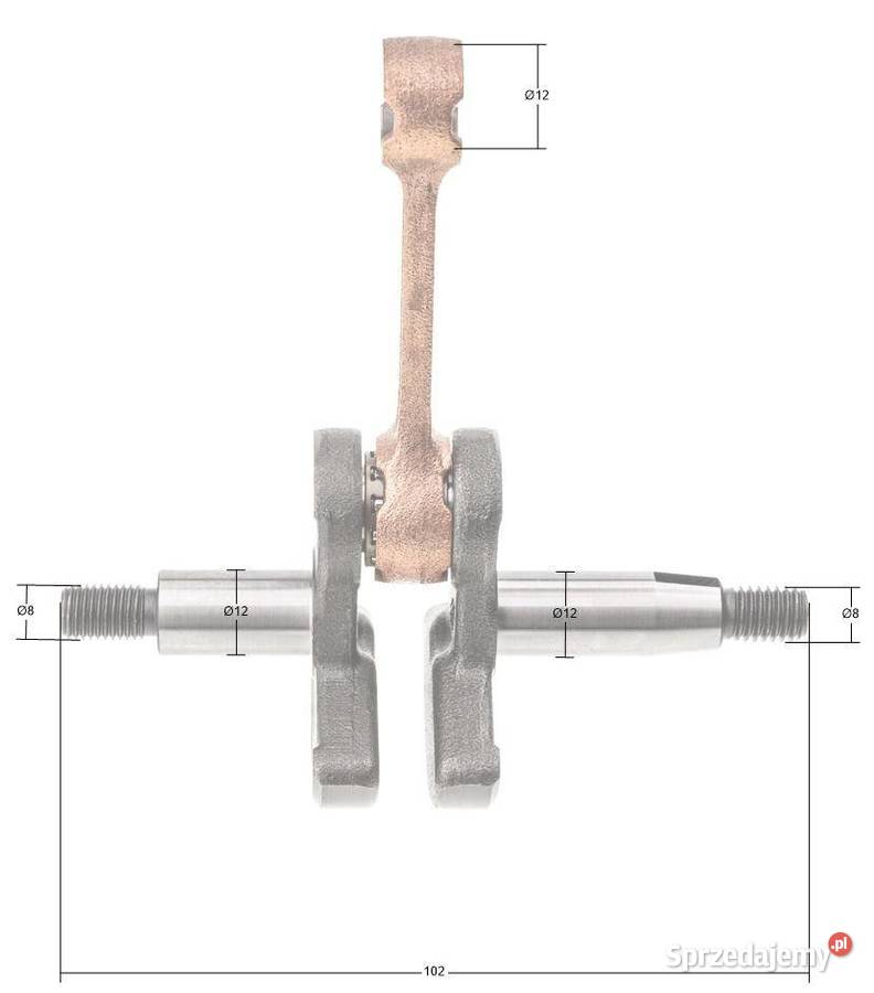 Wał korbowy CEDRUSKW35 425219 Pozostałe sprzedam
