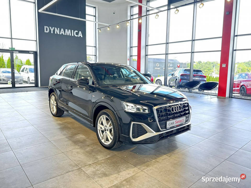 Audi Q2 Sline 35TFSI 150 Stronic 2024 r salon I elektrochrom. lusterko wst. Myślenice sprzedam