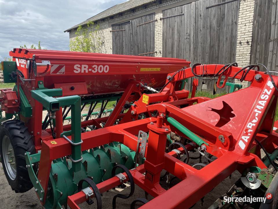Agregat uprawowo siewny Agro masz sr 300 3m Krotoszyny sprzedam